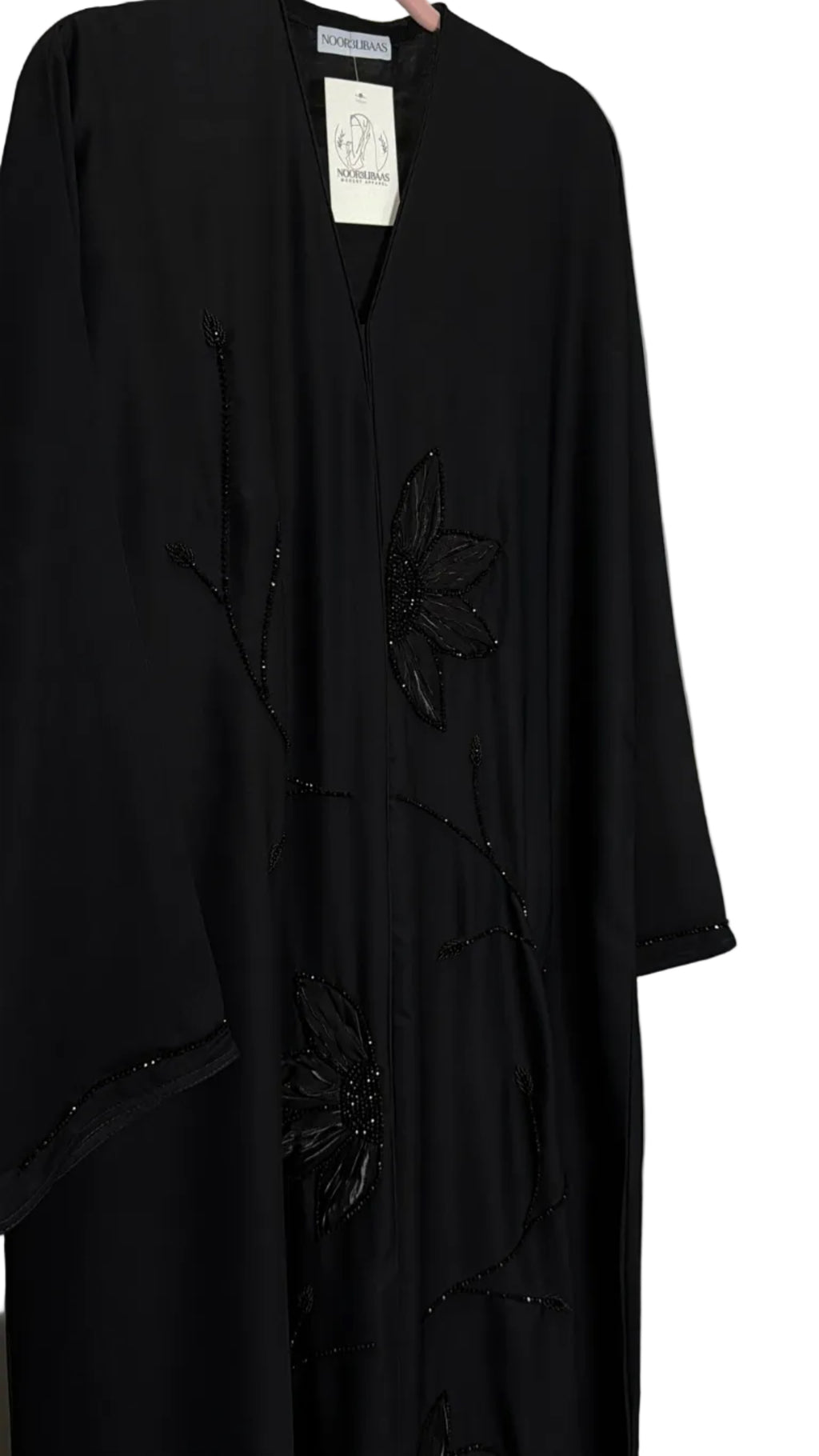 Midnight Bloom Abaya