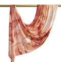 Peach Luxe Marble- Print Jersey