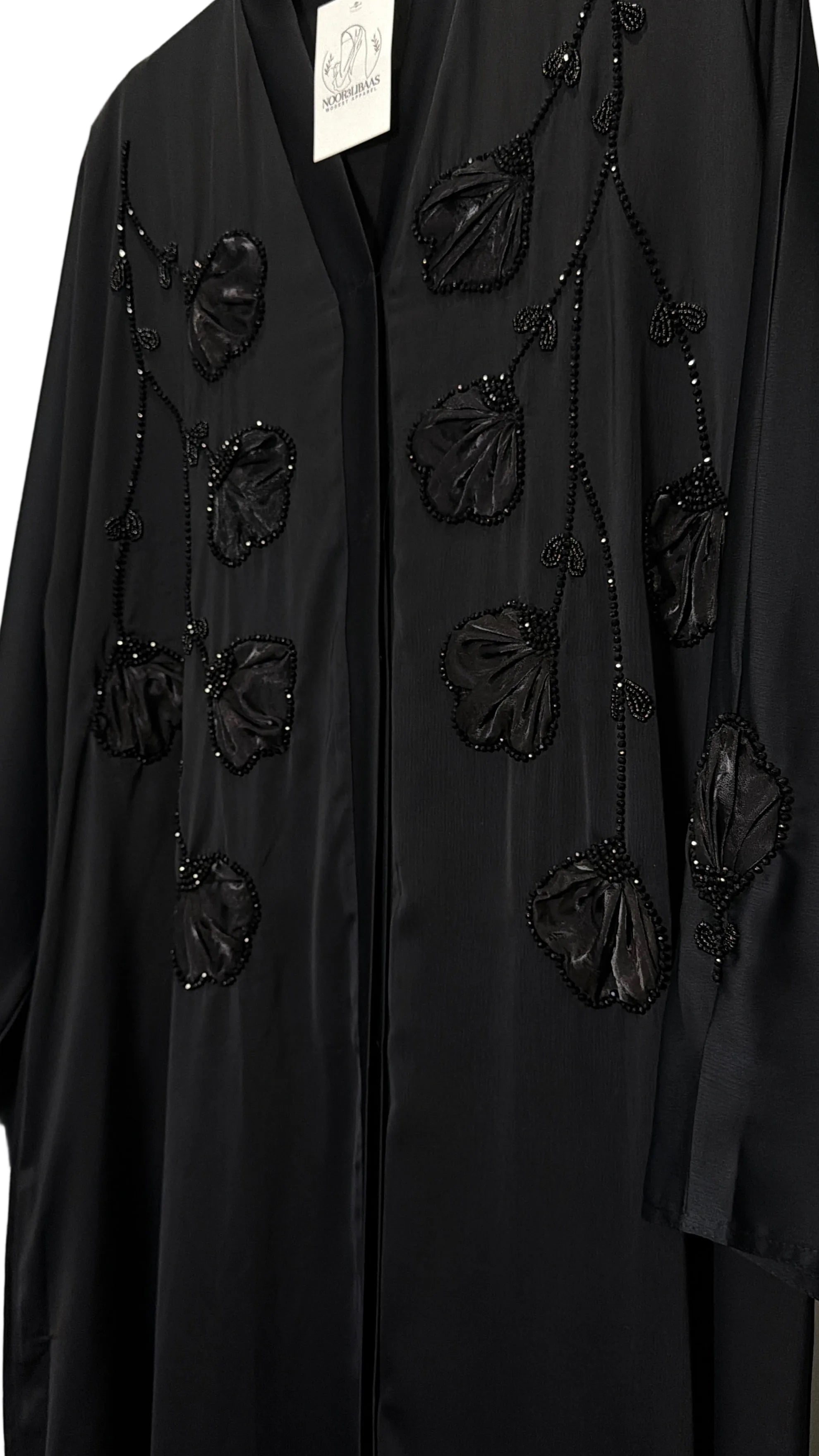 Midnight Petals Abaya