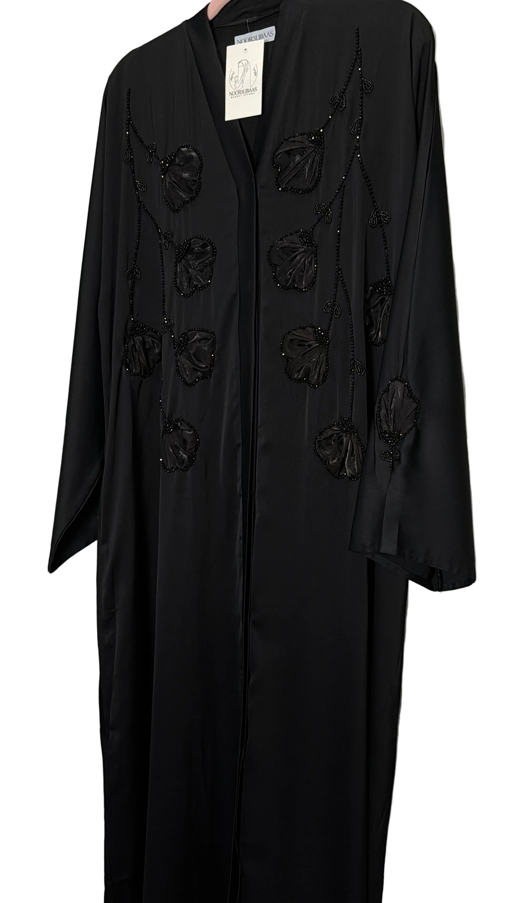 Midnight Petals Abaya
