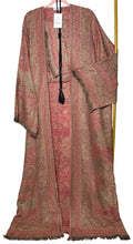 Antique Gold Crimson- Pashmina Abaya
