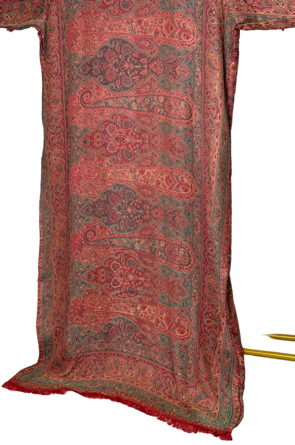 Burnt Coral Jade- Pashmina Abaya