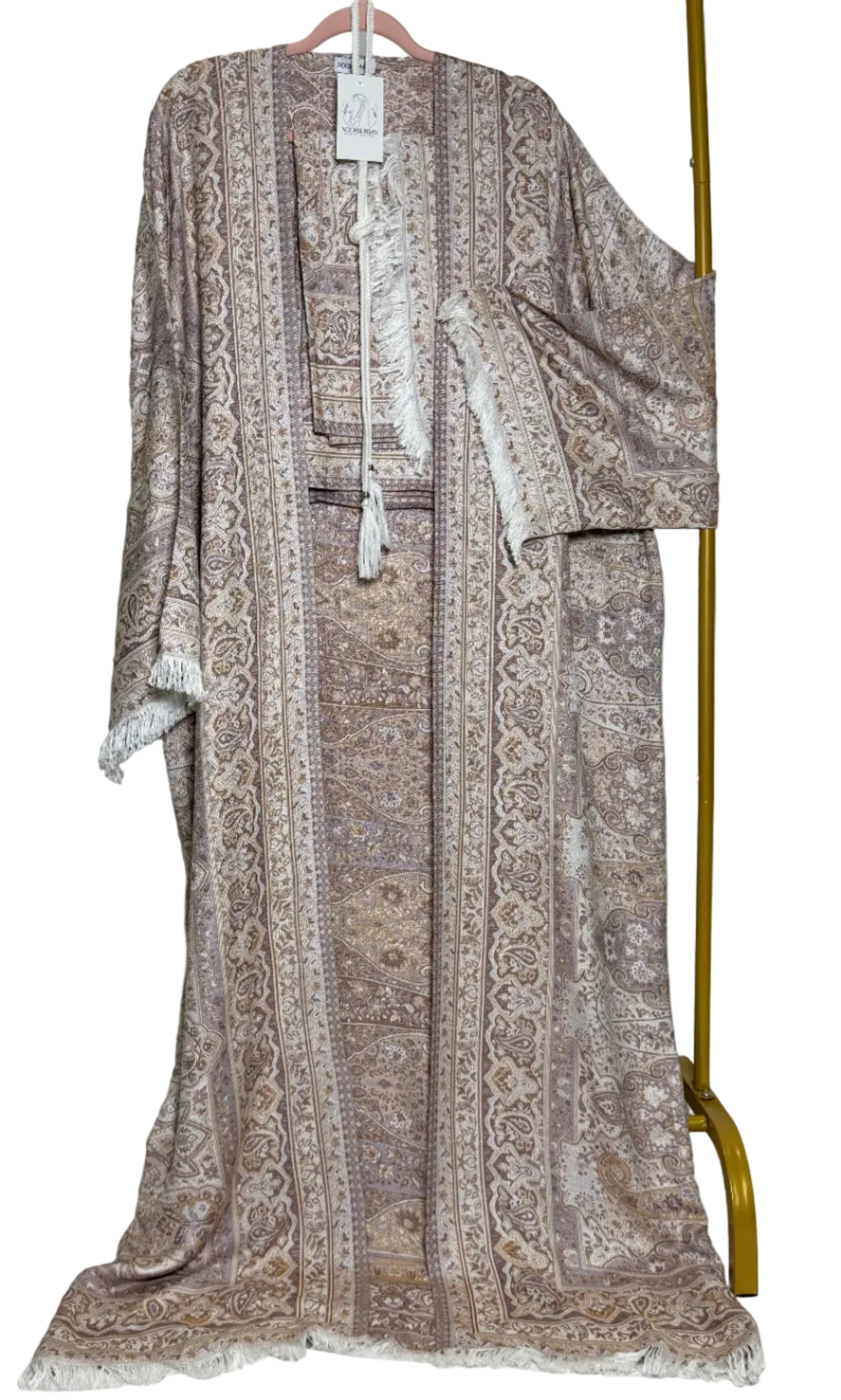 Dusty Taupe- Pashmina Abaya