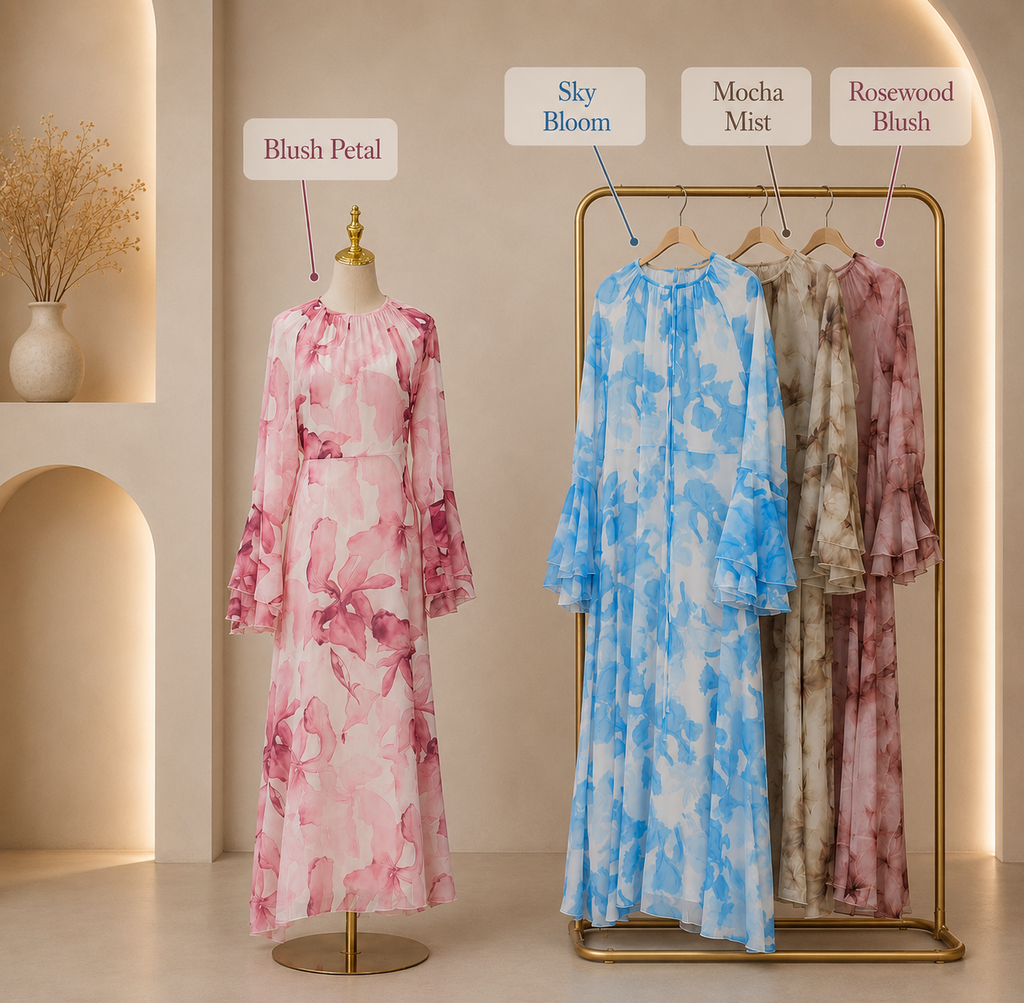Floral Bloom- Abaya Dress