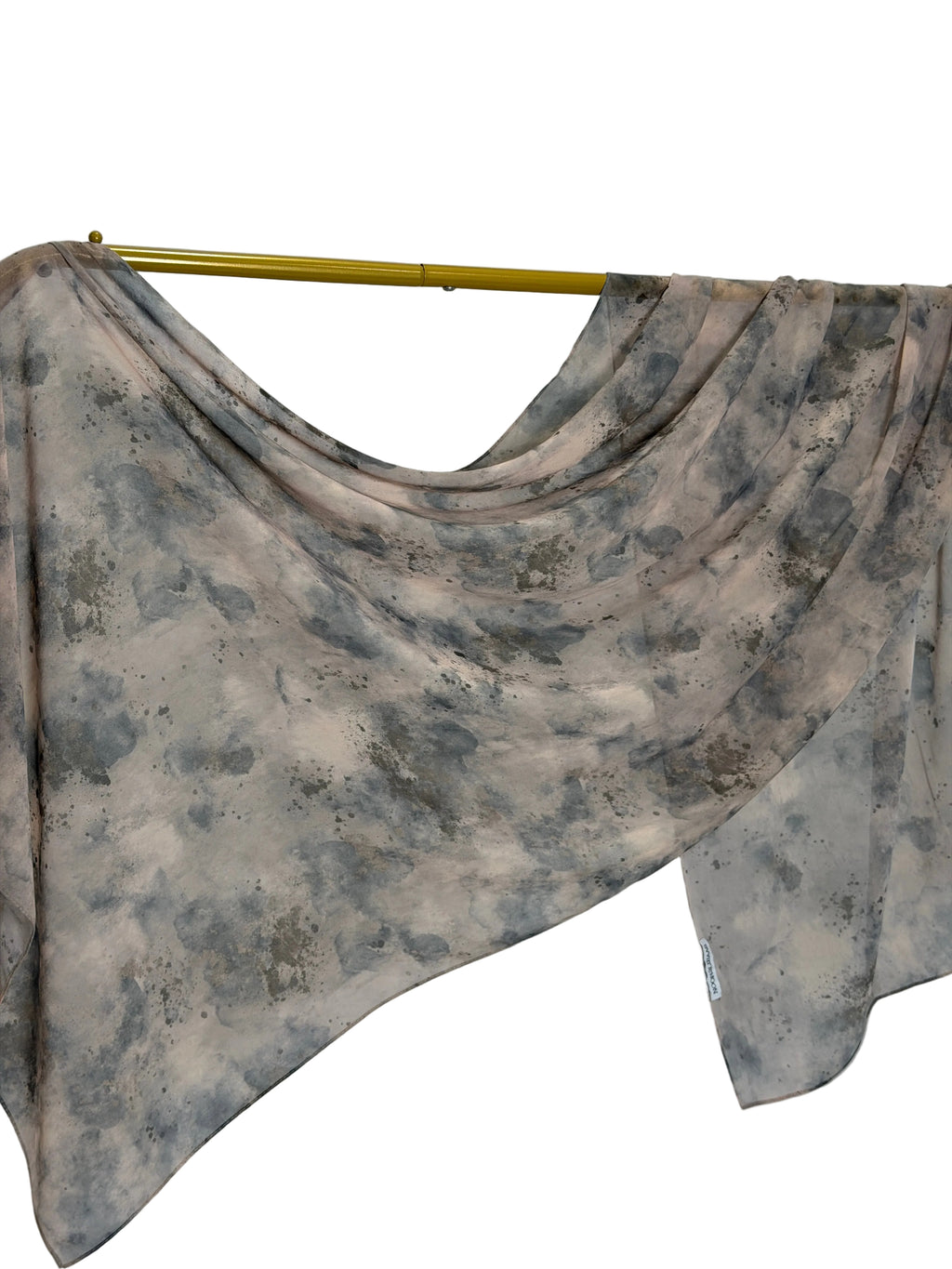 Smoky Taupe- Print Chiffon