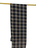 Classic Check- Print Chiffon