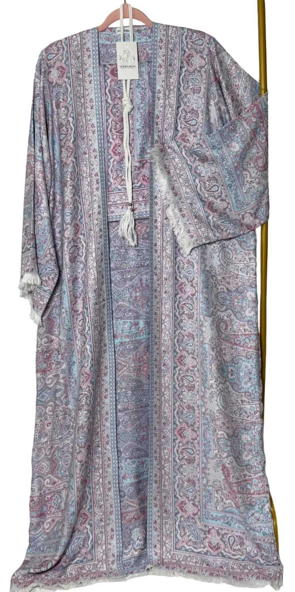 Pastel Bloom- Pashmina Abaya