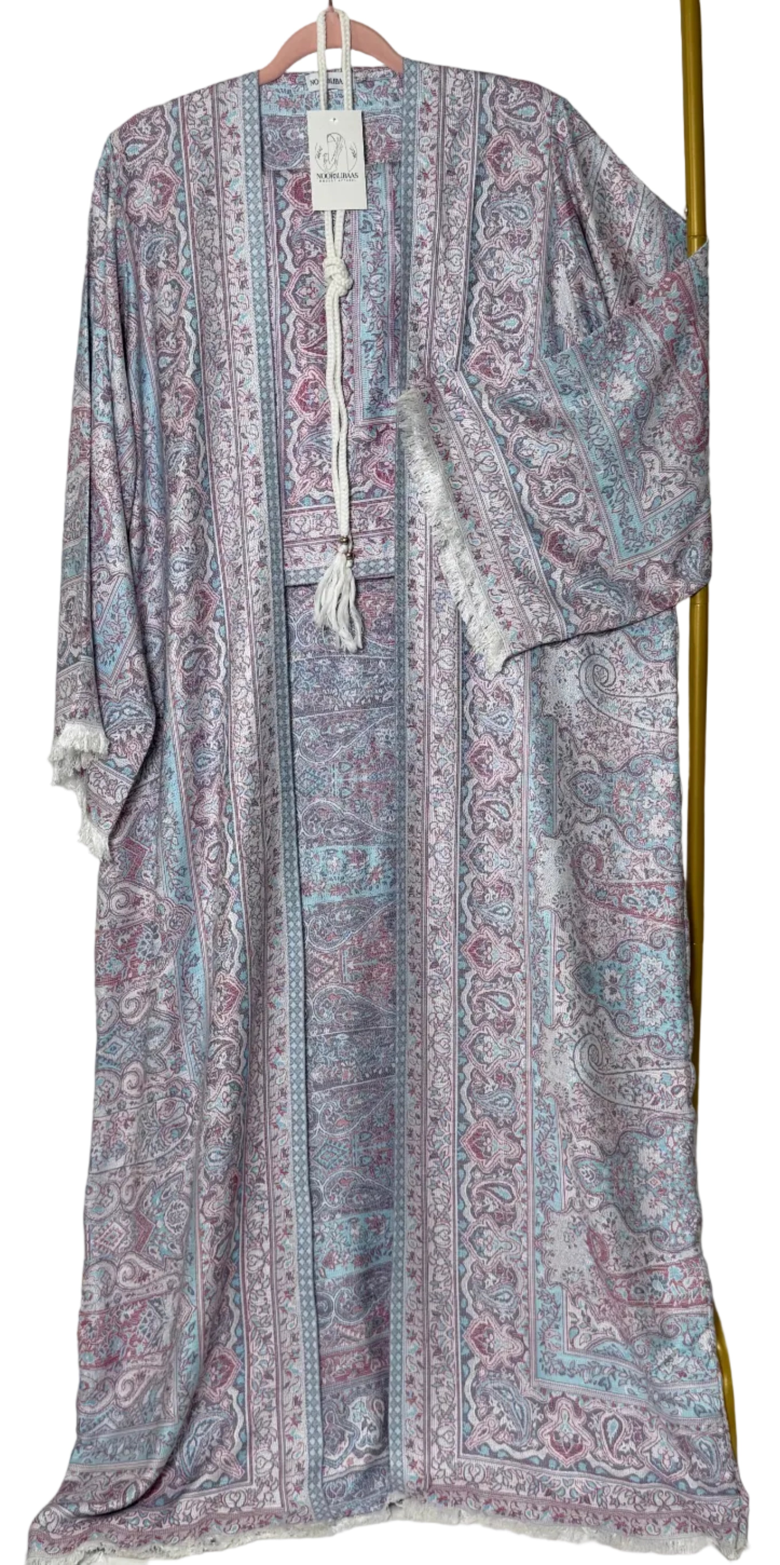 Pastel Bloom- Pashmina Abaya