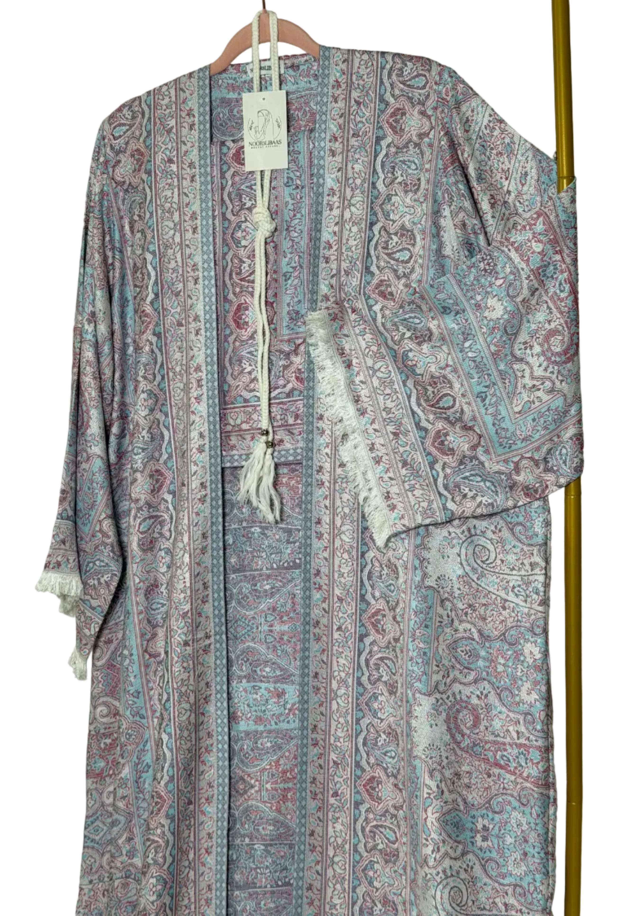 Pastel Bloom- Pashmina Abaya