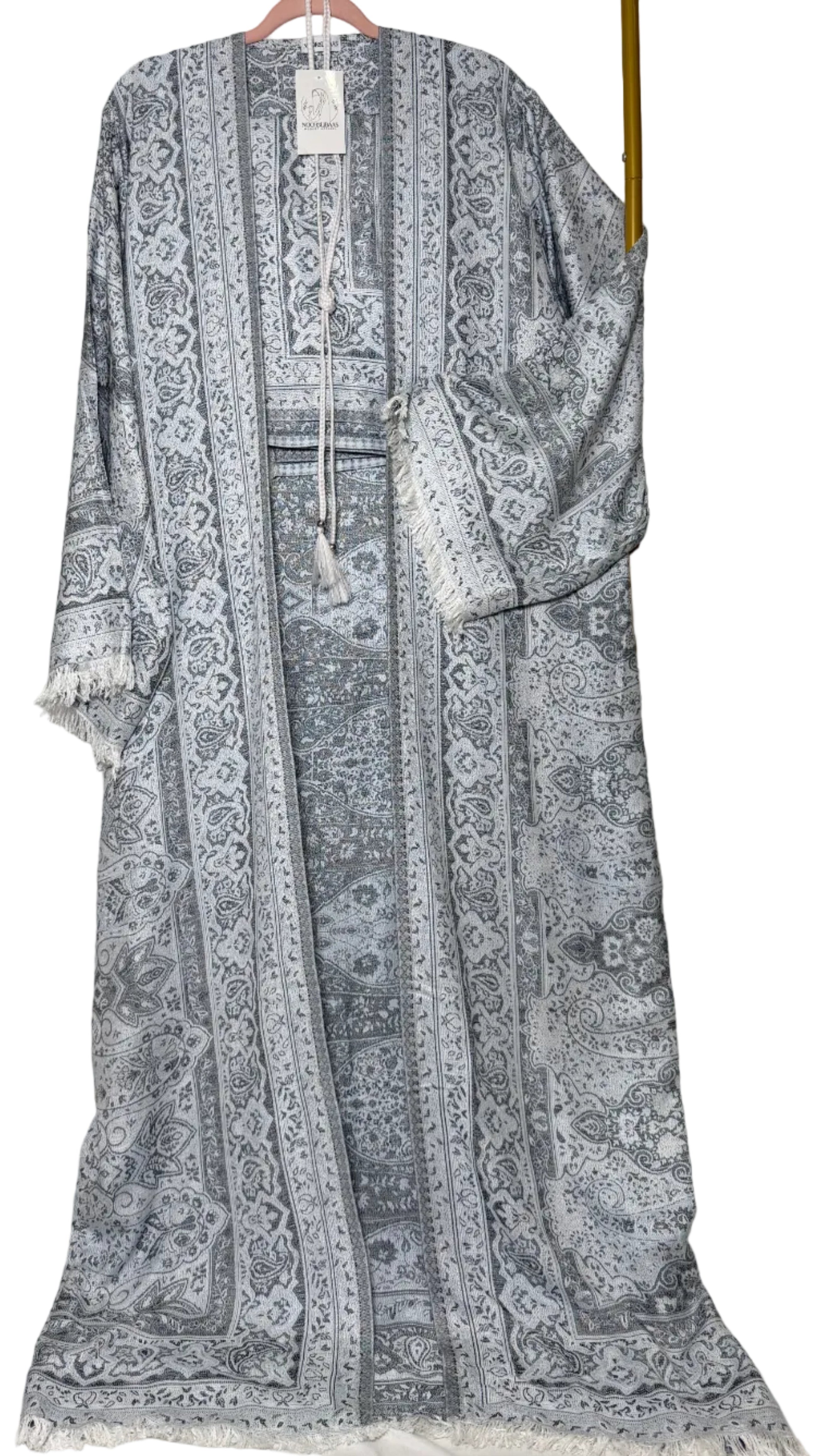 Silver Mist- Pashmina Abaya