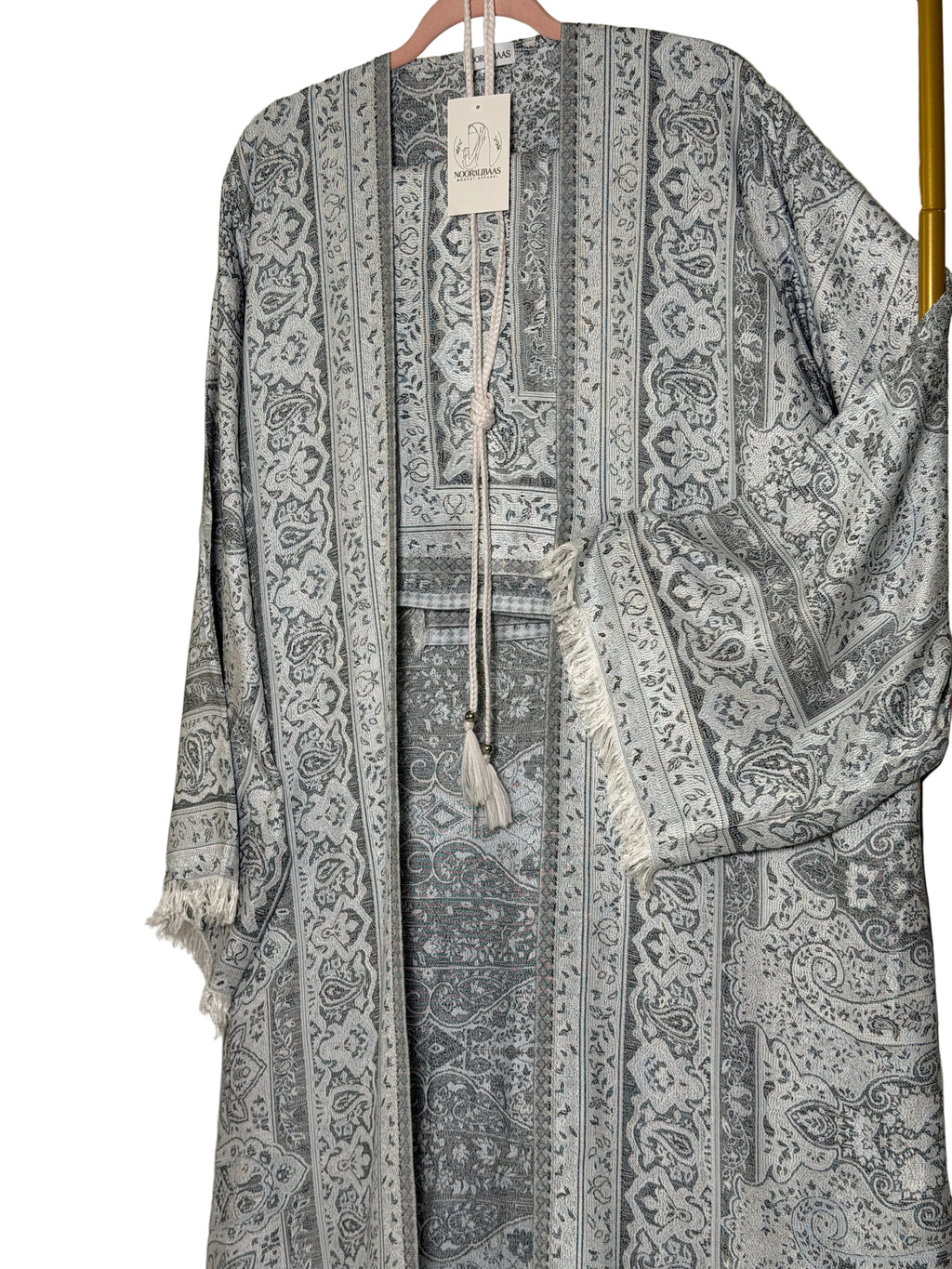 Silver Mist- Pashmina Abaya