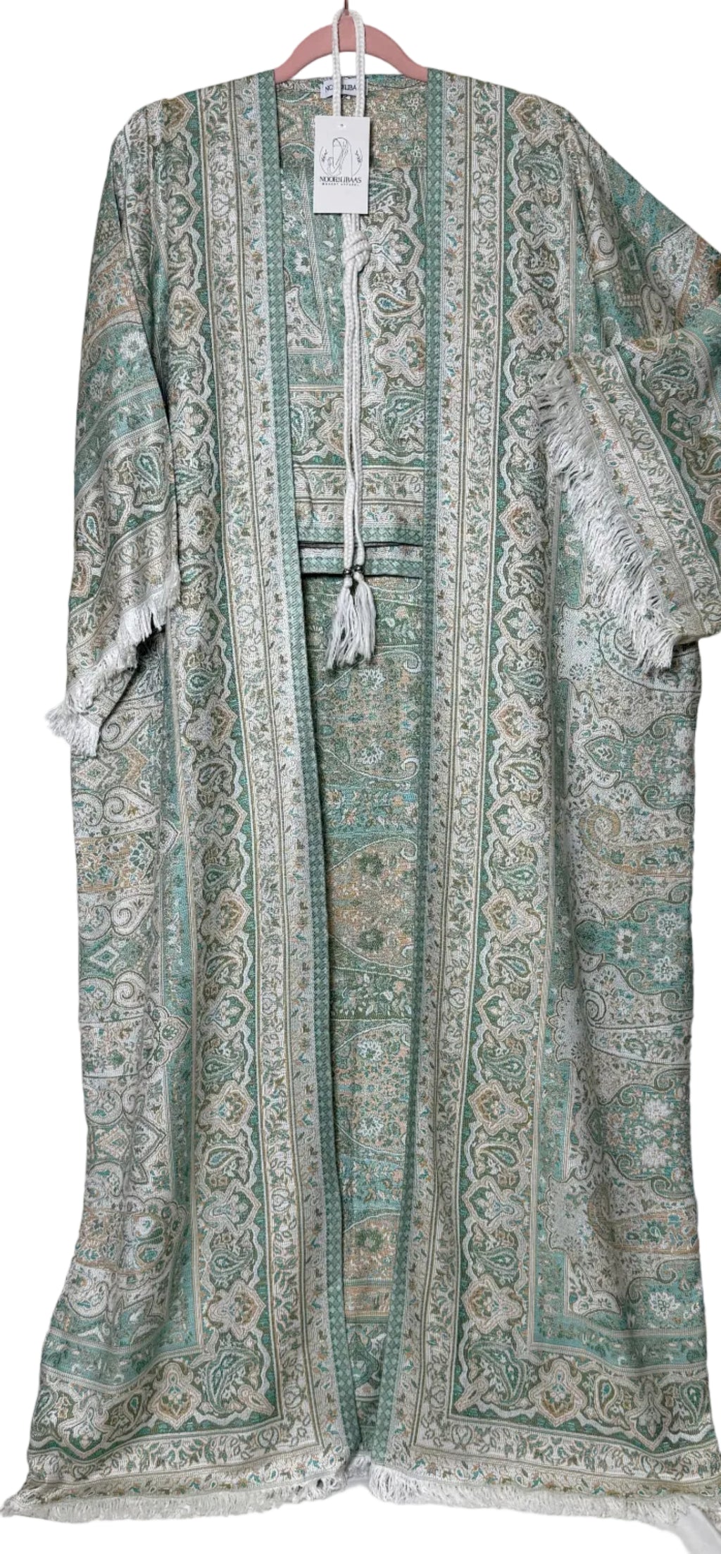 Soft Sage- Pashmina Abaya