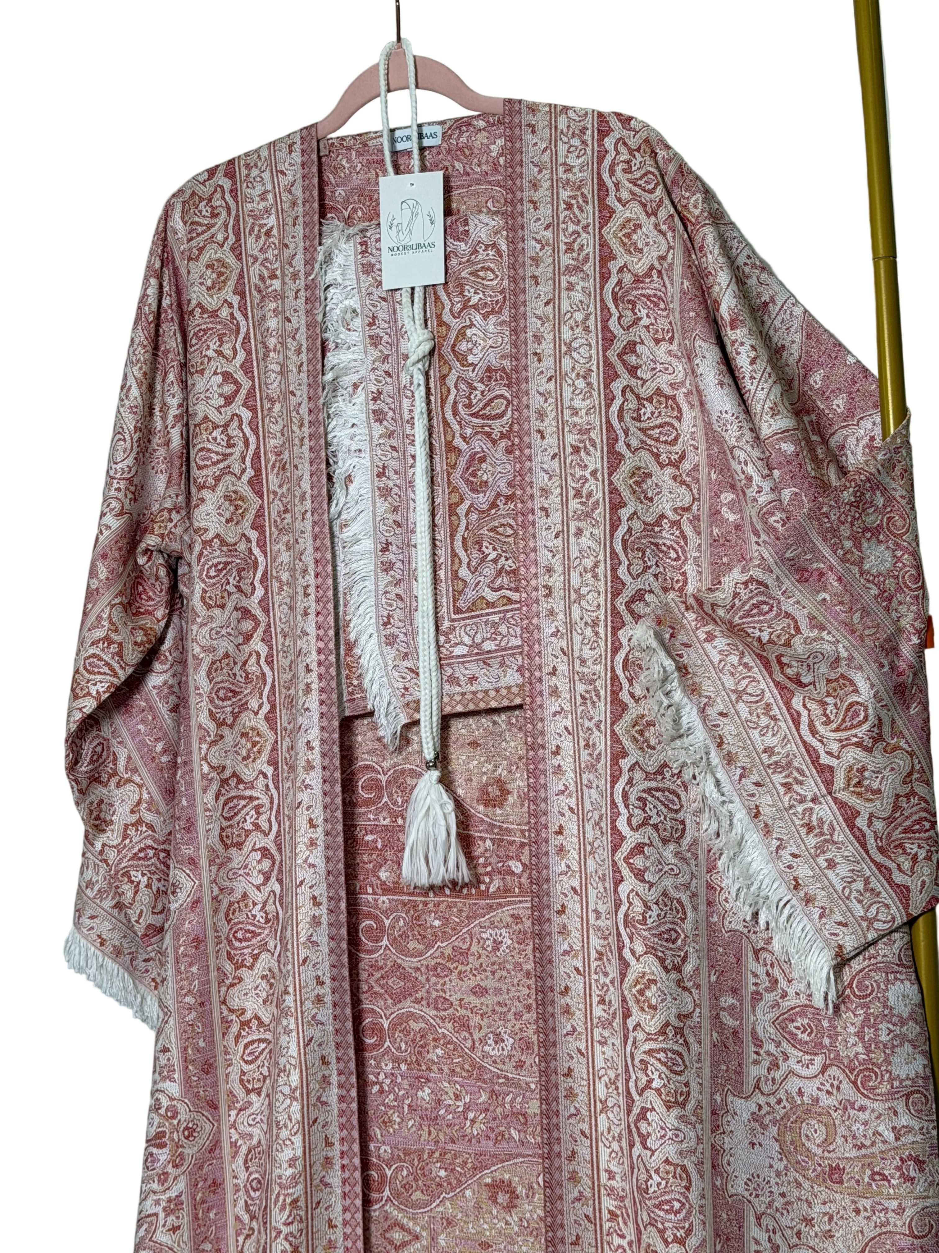 Sunset Rose- Pashmina Abaya