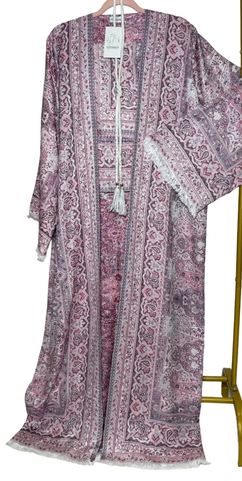 Vintage Rosewood- Pashmina Abaya