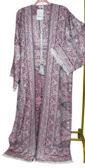 Vintage Rosewood- Pashmina Abaya