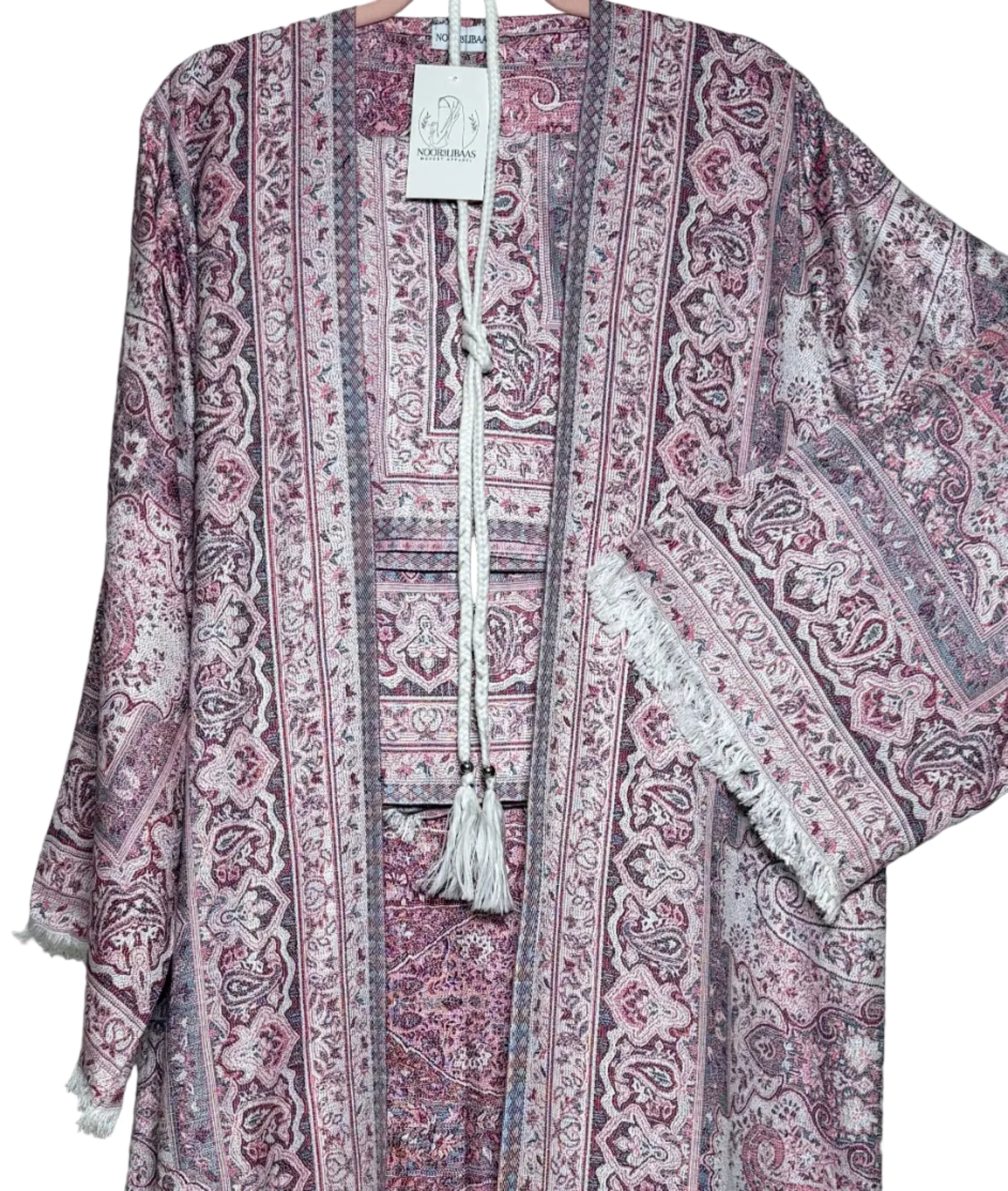 Vintage Rosewood- Pashmina Abaya