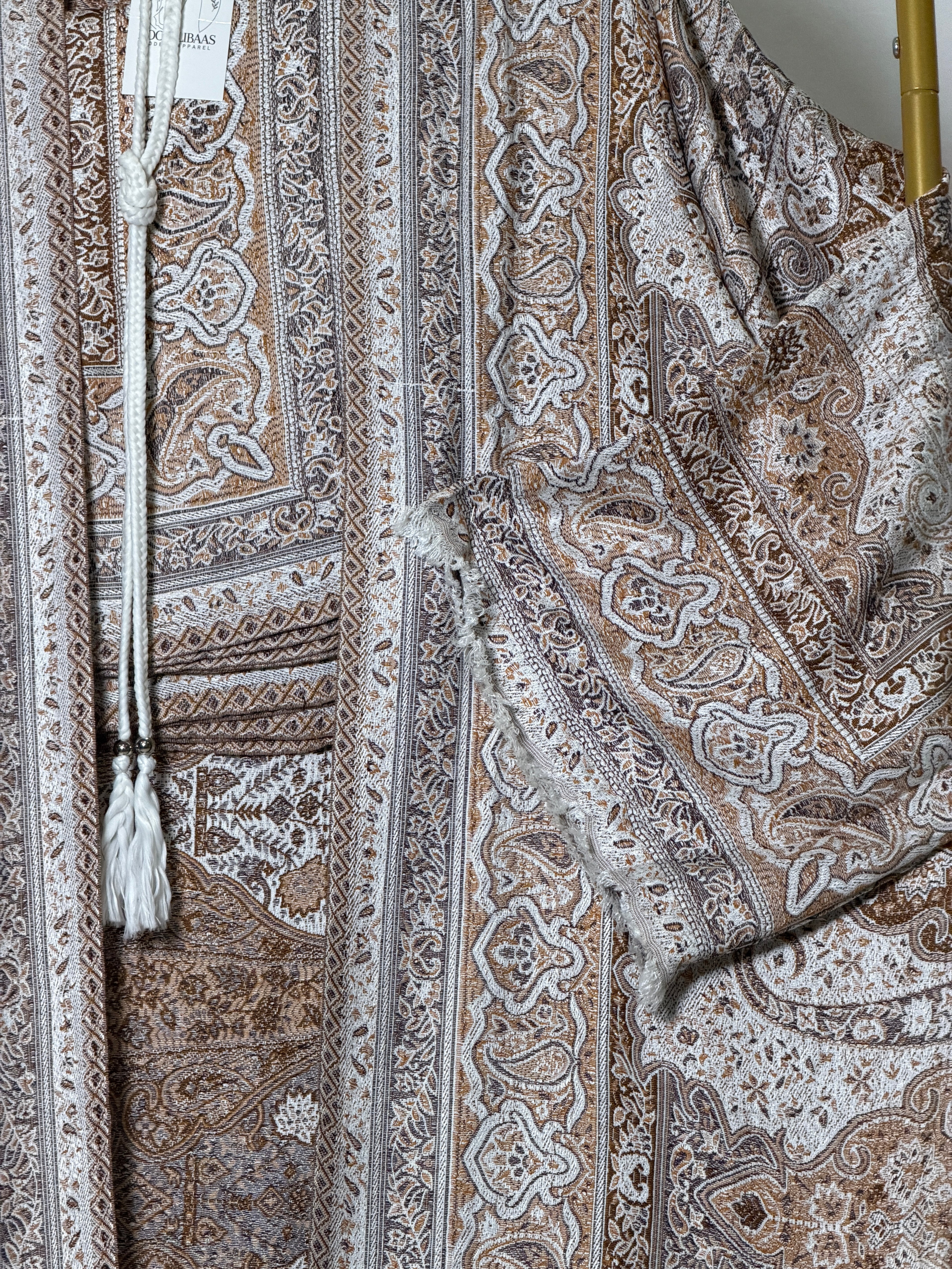 Warm Mocha- Pashmina Abaya